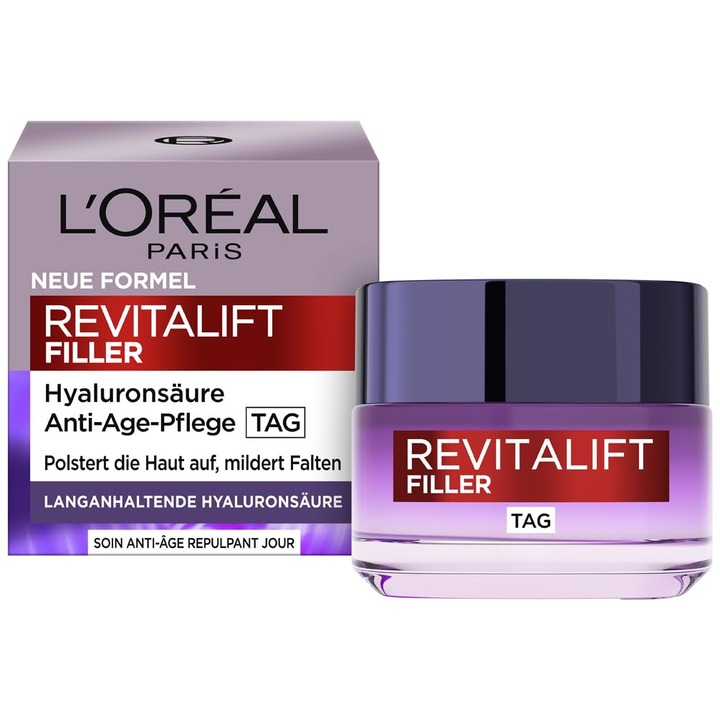 L'Oreal Paris Revitalift Filler arckrém, hialuronsav, 50 ml