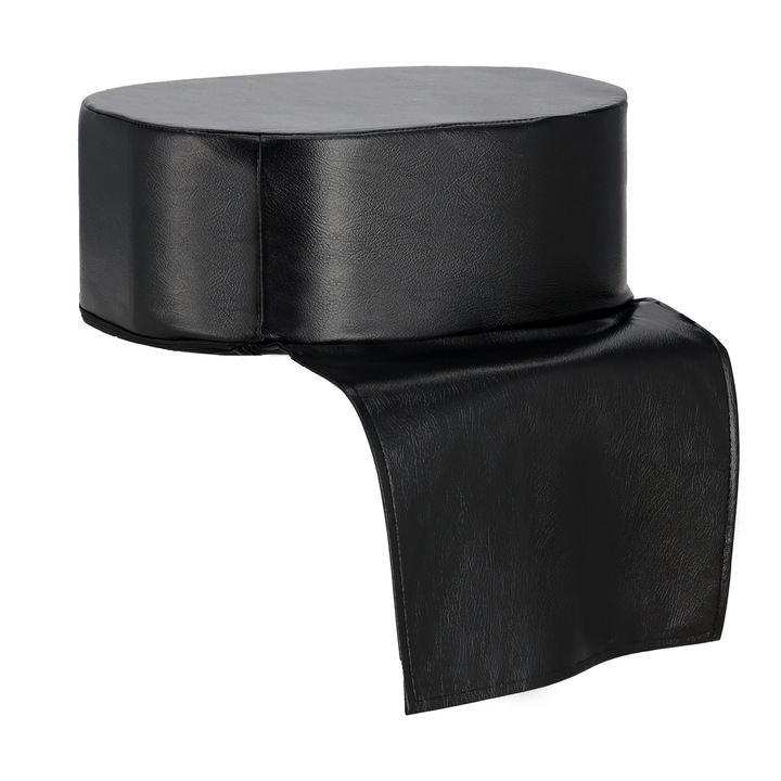 Calissimo fodrász szék magasító gyerekeknek, puff fekete fodrászszalonba, AO-WD-S18-BK