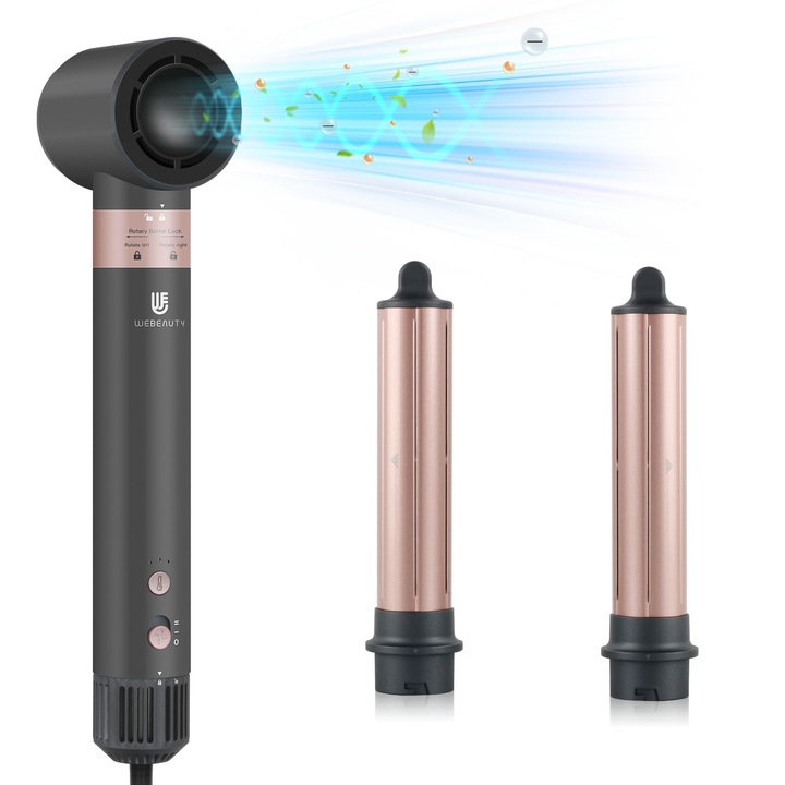 Perie rotativă, Webeauty, 3 în 1, 110.000 rpm, 20 m/s, multicolor