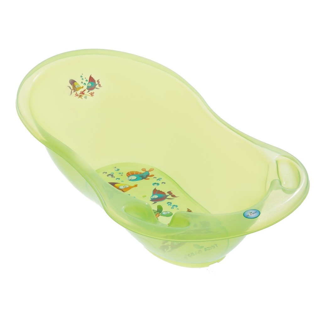 Cadita copii 86 cm Aqua, Verde cu senzor de temperatura