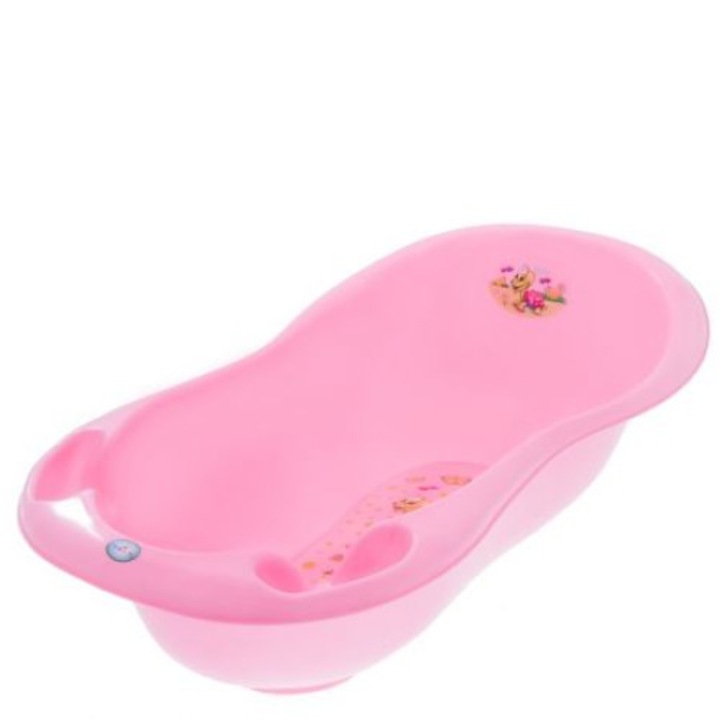 Детска вана Testoasa 102см Розова със сензор за температура