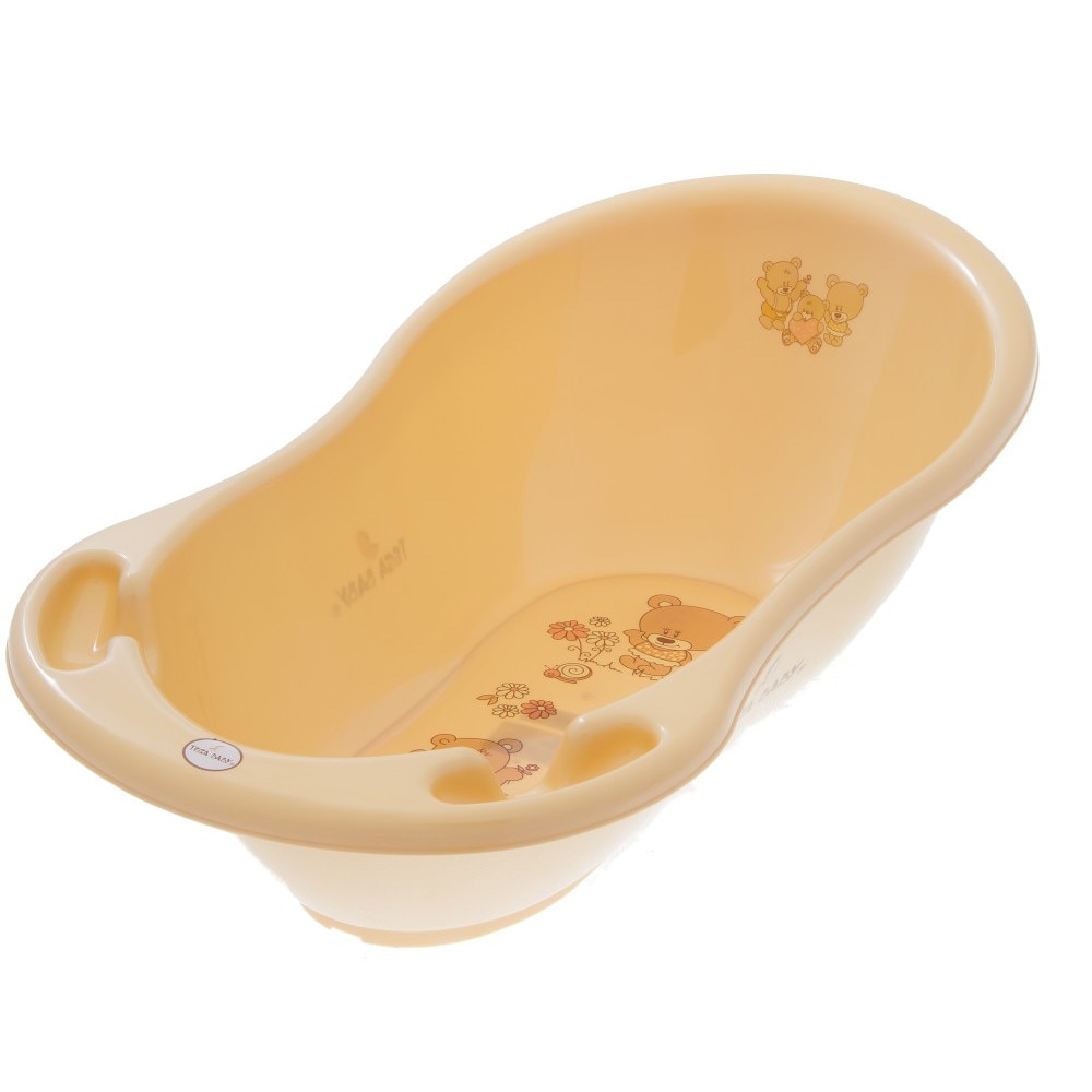 Cadita copii Ursulet Crem 102 cm cu senzor de temperatura