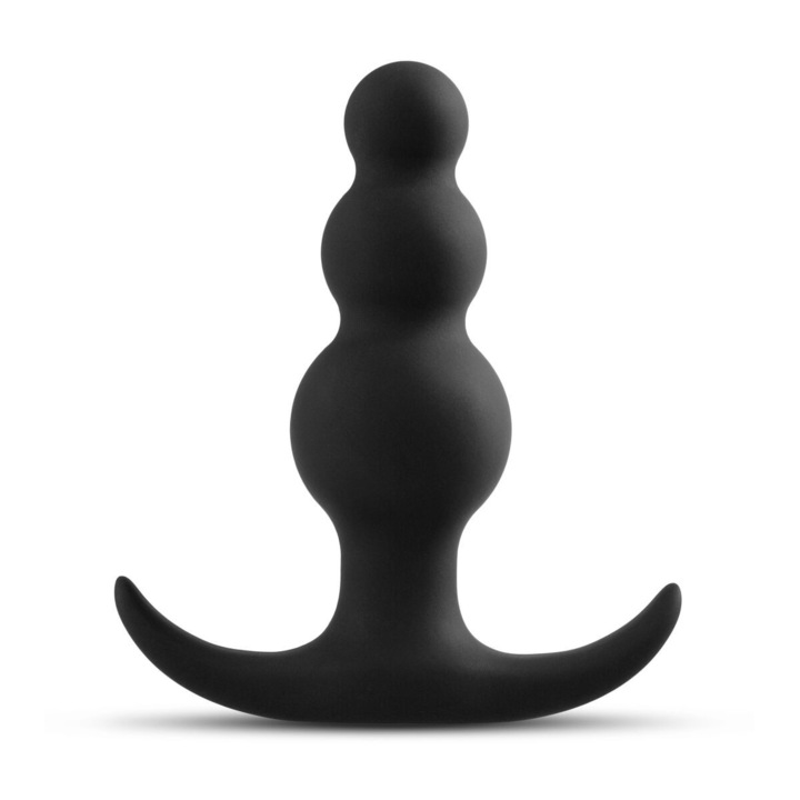 Anális Vibrátor Blush, 7,6x6,3cm, Fekete, Szilikon