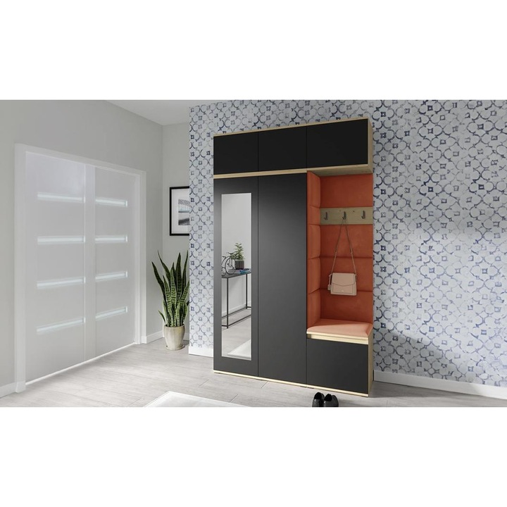 Cuier Hol Max 18 Culoare Bronz cu Artisan 225x225x40 cm