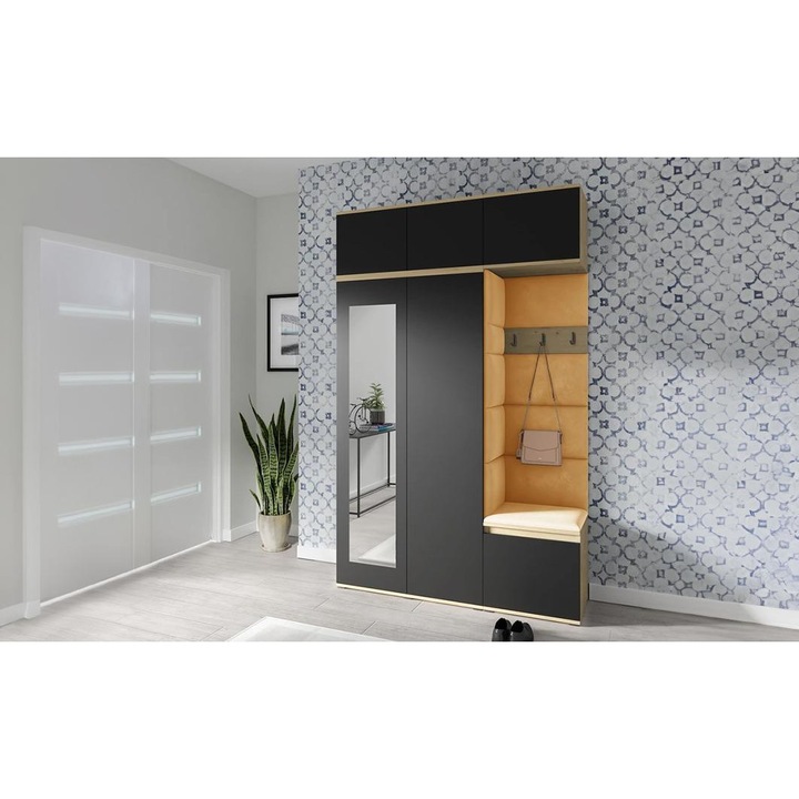 Cuier Hol Max 18 Culoare Galben mustar cu Artisan 225x225x40 cm