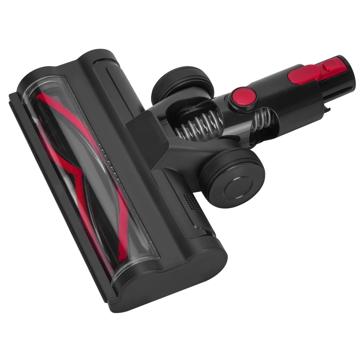 Aspirator vertical fara sac, Kraft&Dele, 25.2 V, 2500 mAh, Negru / Rosu