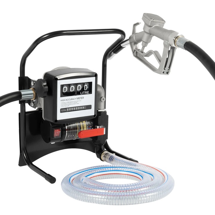 Elektromos üzemanyagpumpa, 200 W, 2400 l/h áramlási sebesség, 30x20x42,5 cm