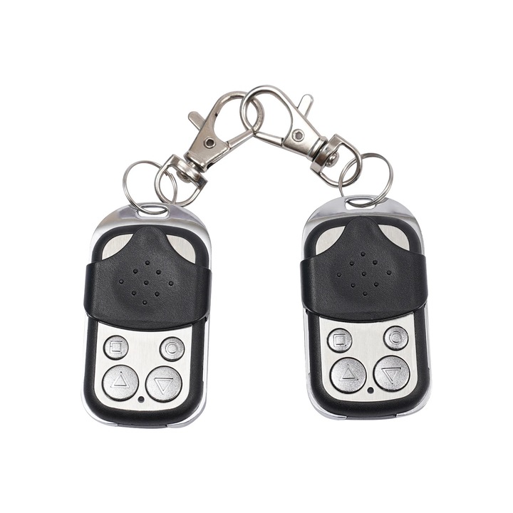 Motor deschizător poartă culisantă, 370W/550W/750W, cu kit de control la distanță, 2 telecomenzi, negru, 6m