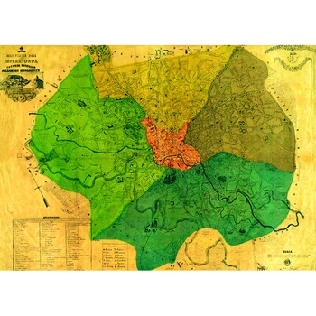 Harta Bucuresti 1871 Harta Bucuresti 1871