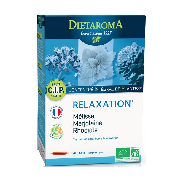Relaxation, relaxare, 20 Fiole buvabile de 10ml