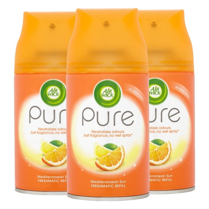 Air Wick Freshmatic Max Földközi-tengeri Napfény illat utántöltő, 3x250ml