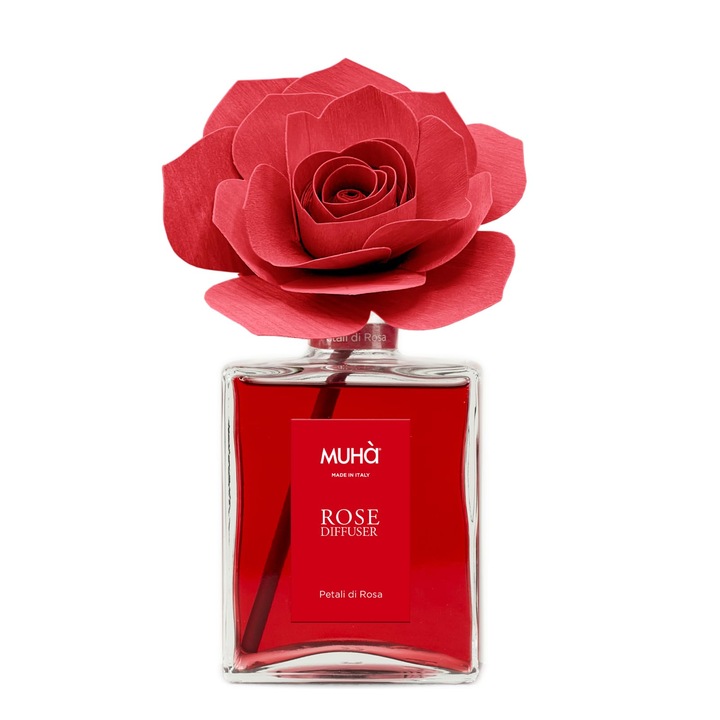 Muha Parfüm Diffúzor, Petali di Rosa illat, rózsaszín, 200 ml