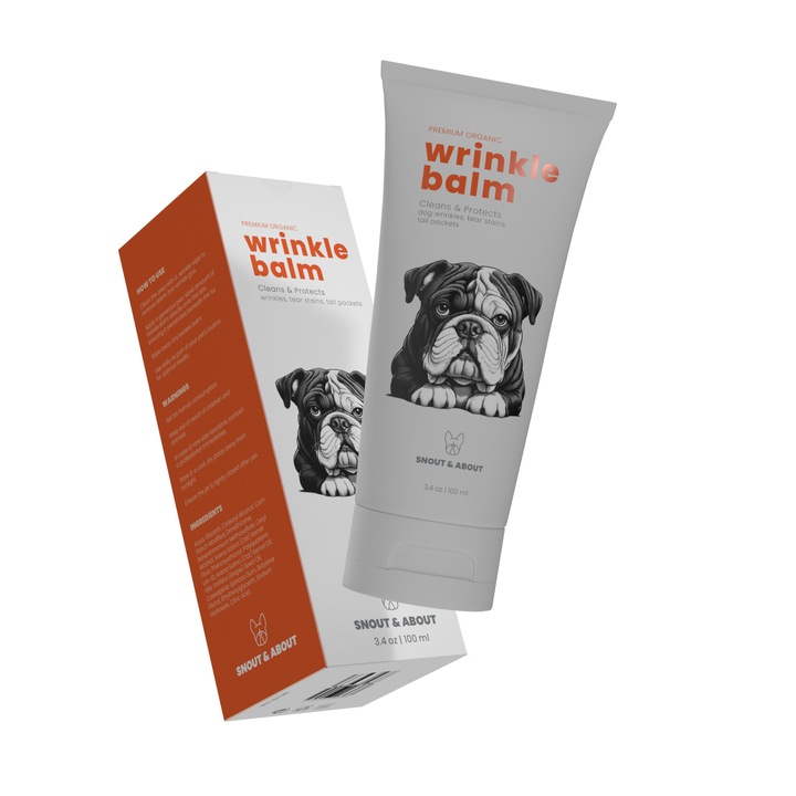 Balsam Antirid pentru Câini Snout & About, hidratant, pentru cute, urme lacrimale, 100ml