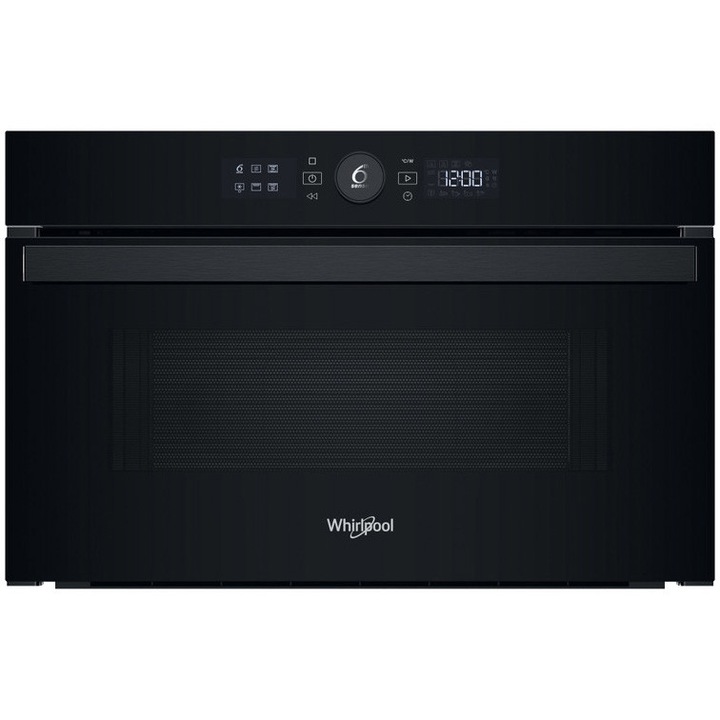 Cuptor cu microunde incorporabil Whirlpool WMD44MB,Tehnologia AL 6-LEA SIMŢ,gatire cu abur,functie dezghetare, grill : culoarea negru