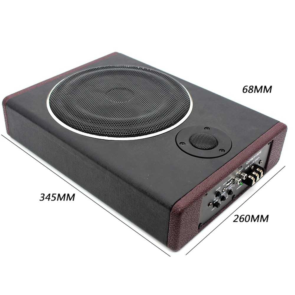 Subwoofer Auto 8 Pollici 600W 12V Sottile 70mm | Bassi Attivi Per Auto Camper - 2
