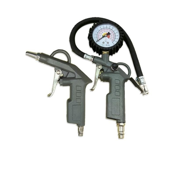 Pistol de umflat JBM, 0-16 BAR, conexiune rapidă 1/4, ergonomic, robust