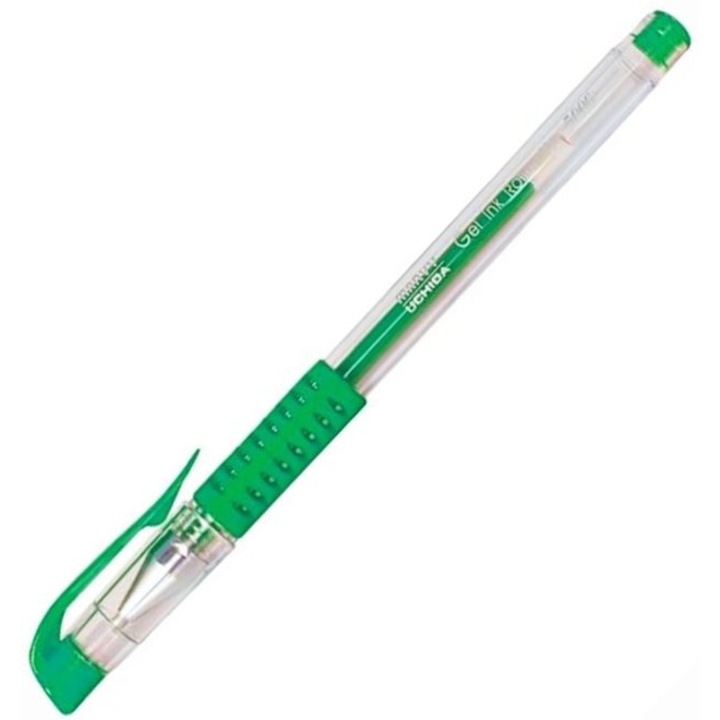 Gél toll Marvy Uchida 500G - 0.5 mm, zöld, cs. 12