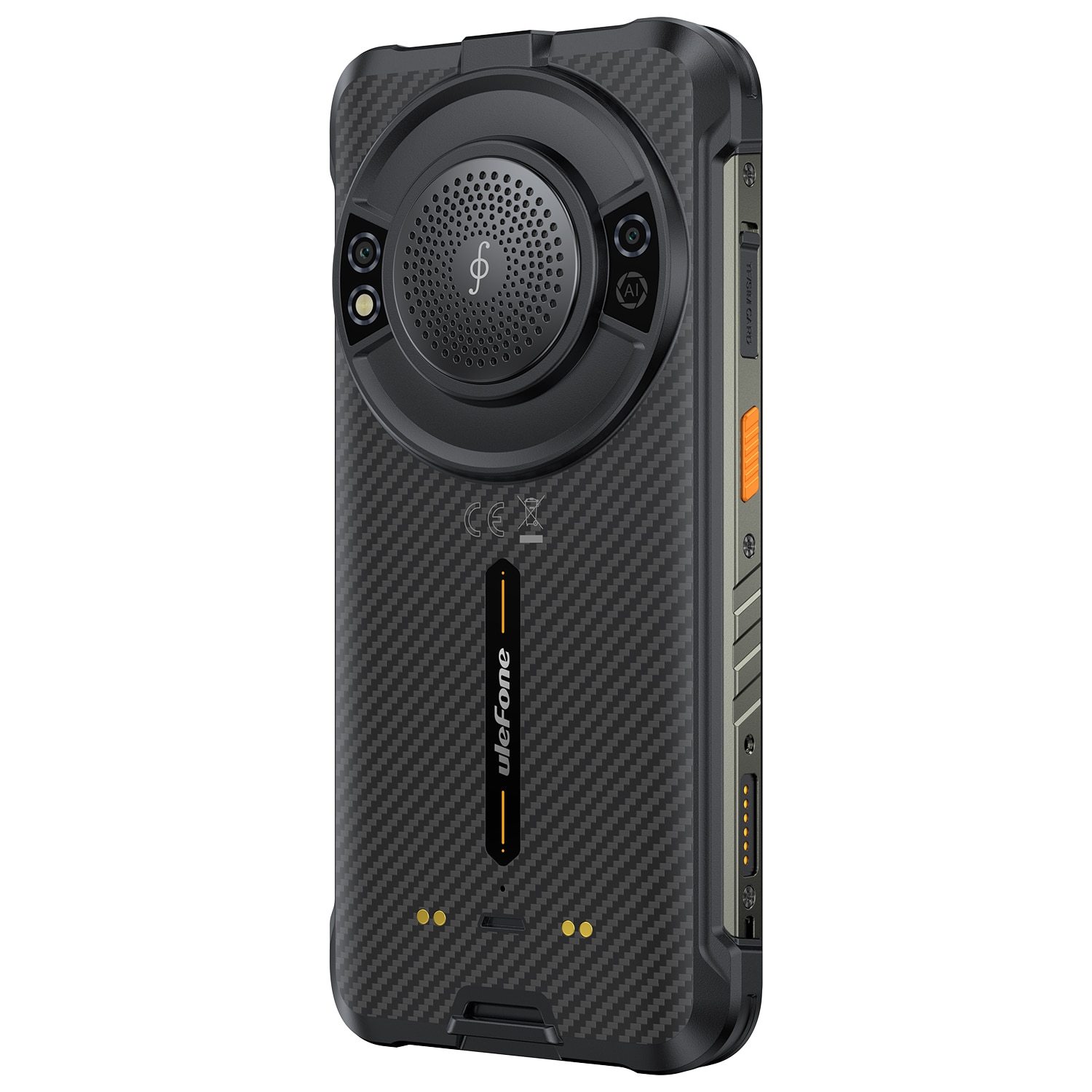 Telefon mobil Ulefone RugKing, 5.99", 4G, 256GB/8GB, 9600 mAh, DS, Negru