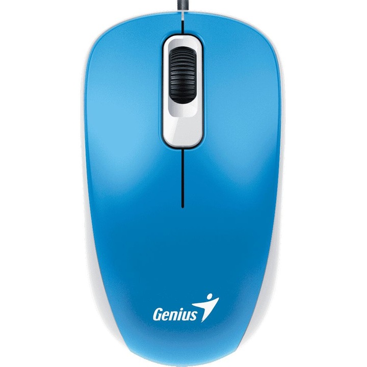 Мишка Genius DX-110, Син, USB