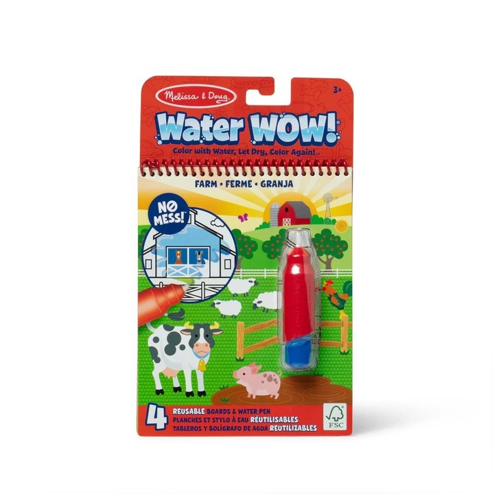 Melissa & Doug kifestőkönyv - Vízi Hűha!, Farm