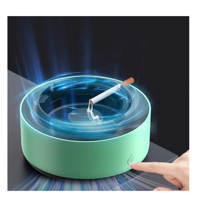 Elektromos hamutartó közvetlen szívással és negatív ionos légtisztítóval, intelligens illatosító, automatikus kikapcsolás, szageltávolítás, zöld