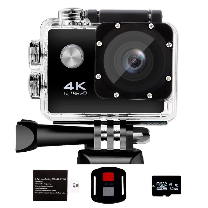 Екшън камера TIMNUT, 4K, 30fps, WIFI