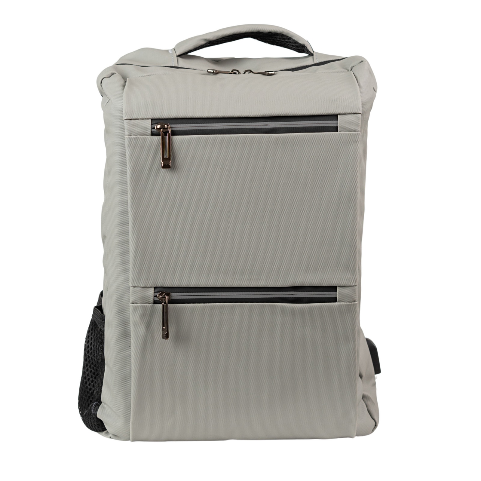 Rucsac scolar VIO gri impermeabil 43x30x11 cm 14,2L cu USB, compartiment laptop 15,6” unisex BK91105grey