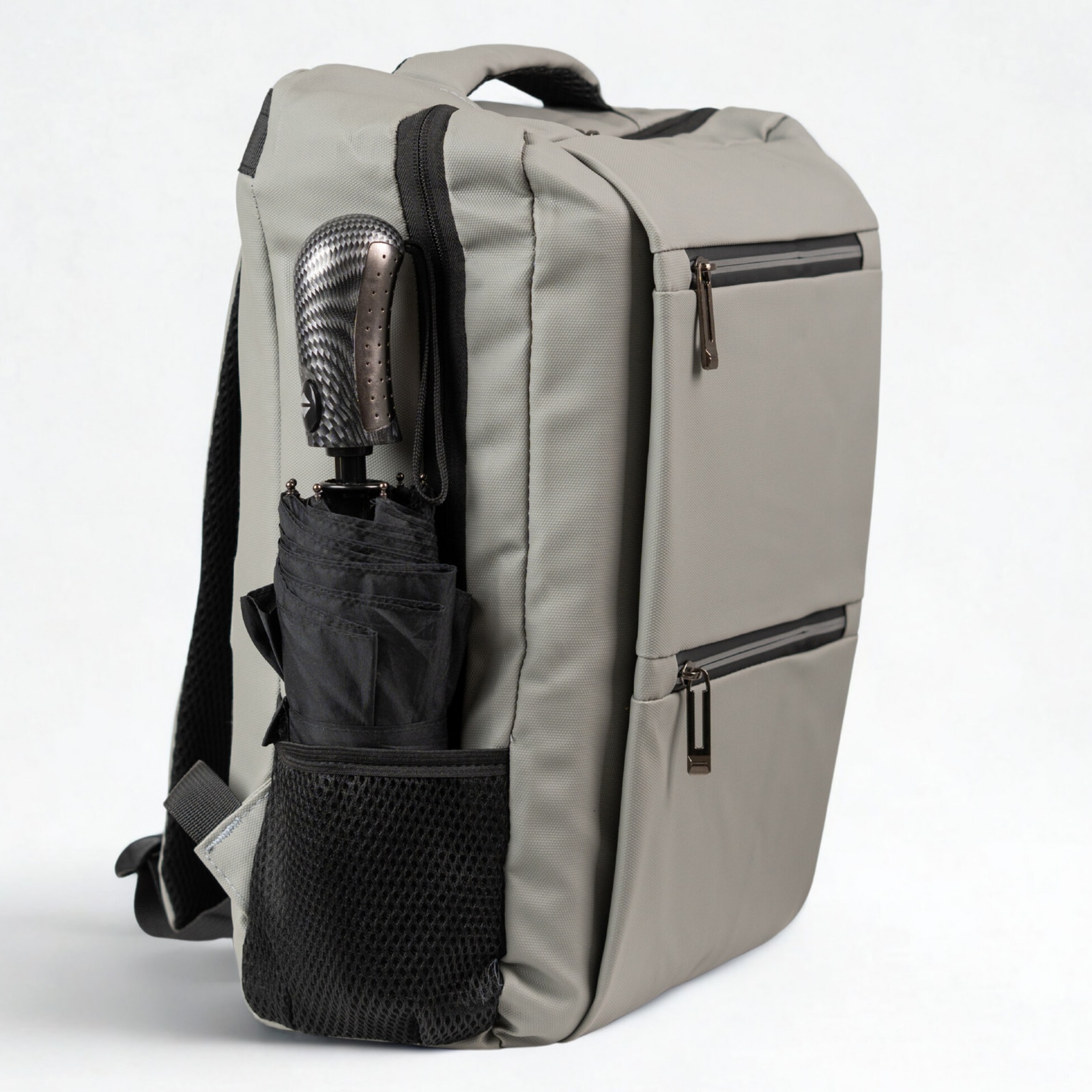 Rucsac scolar VIO gri impermeabil 43x30x11 cm 14,2L cu USB, compartiment laptop 15,6” unisex BK91105grey