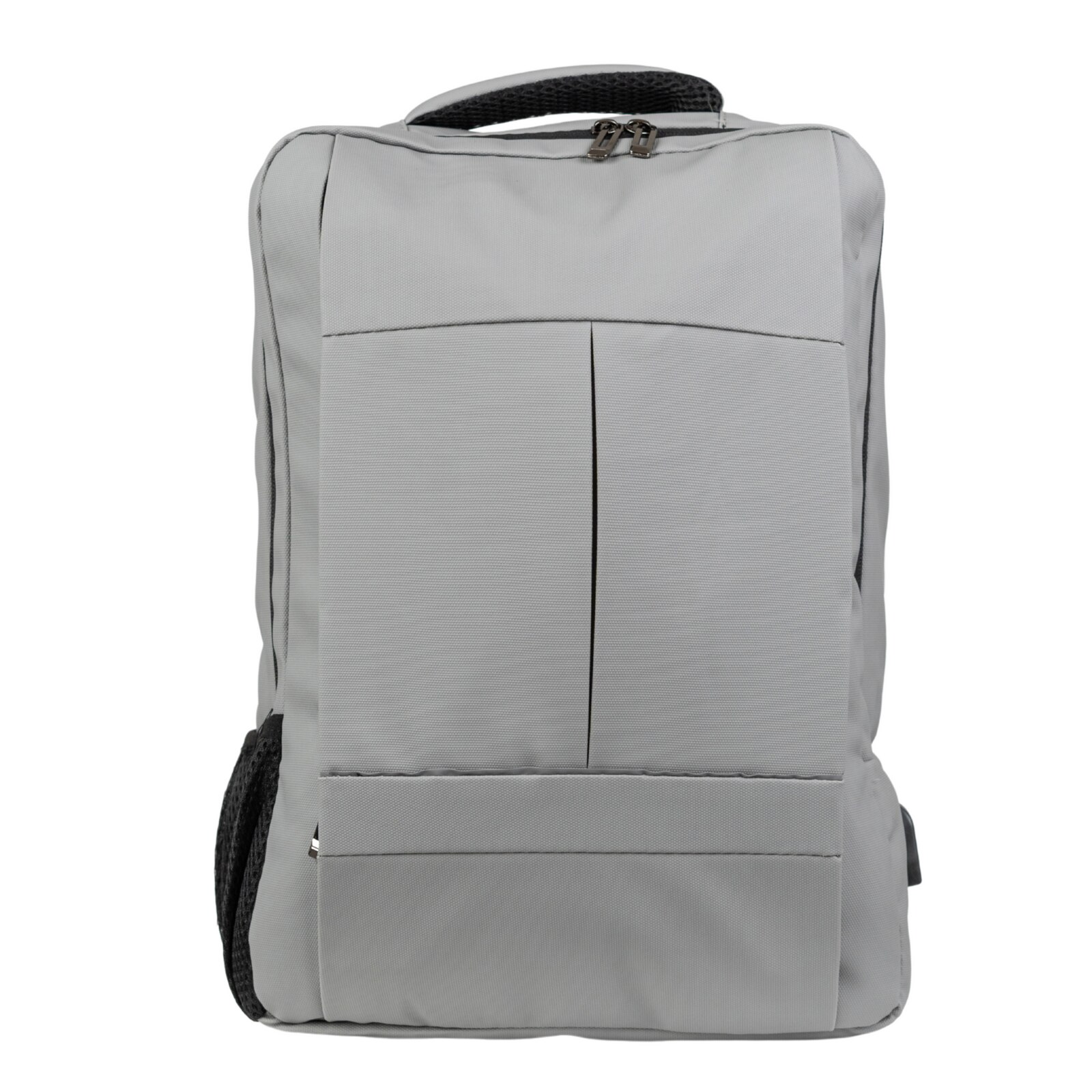 Rucsac gri pentru scoala si facultate cu port USB si laptop 15,6” VIO BK91103grey