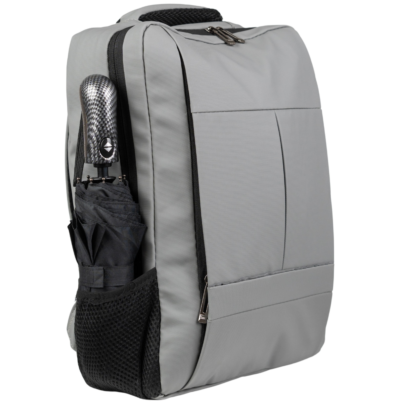 Rucsac gri pentru scoala si facultate cu port USB si laptop 15,6” VIO BK91103grey