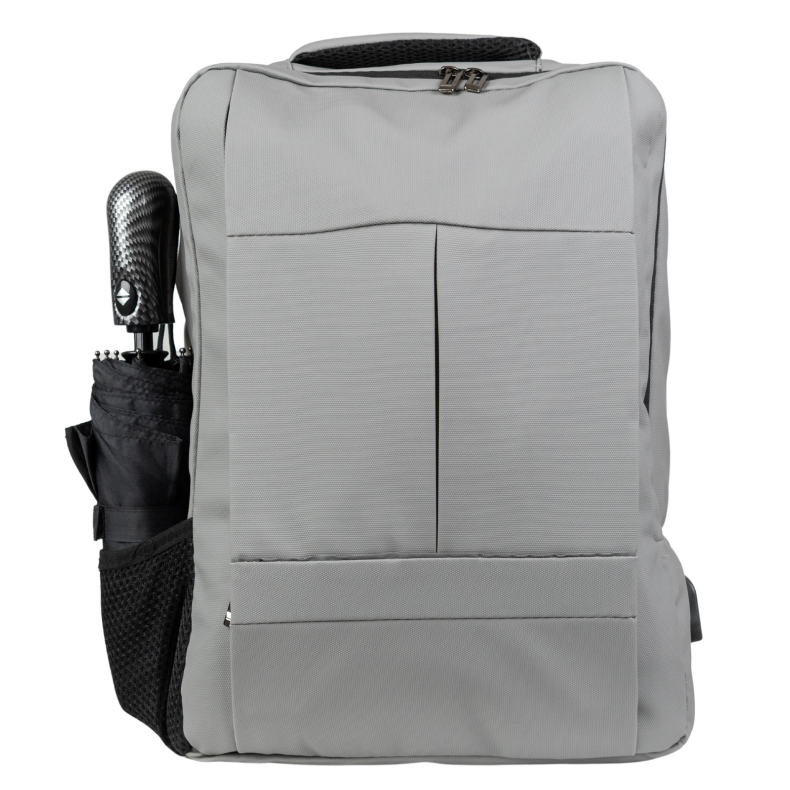 Rucsac gri pentru scoala si facultate cu port USB si laptop 15,6” VIO BK91103grey