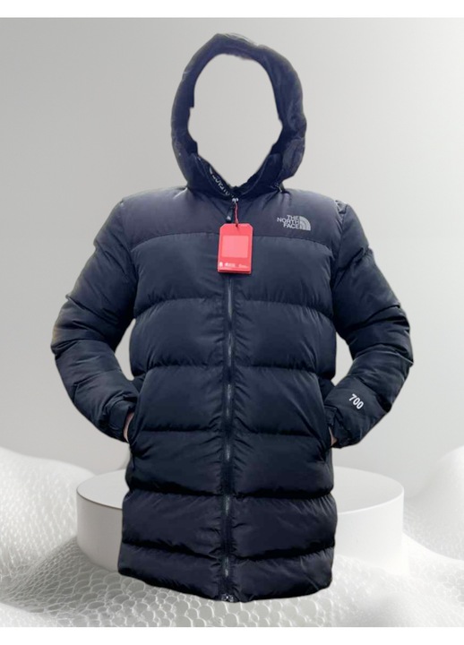 Мъжко зимно яке с качулка The north face, 3/4, Размер L