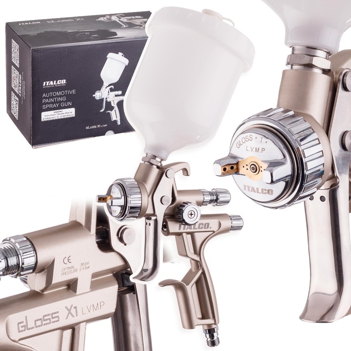 Професионален пистолет за боядисване, Italco, 1.4мм