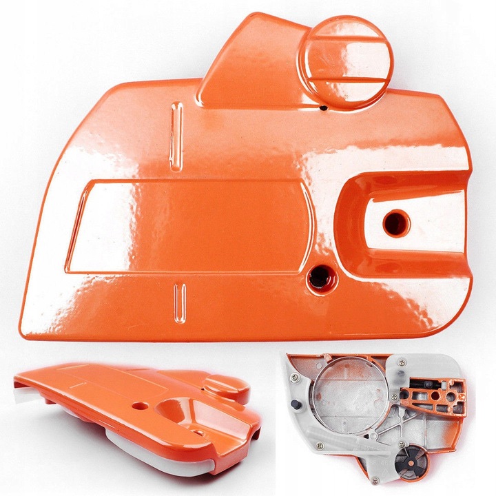 Tengelykapcsoló ház, GERMAN, Husqvarna 445, 450 kompatibilis, narancssárga