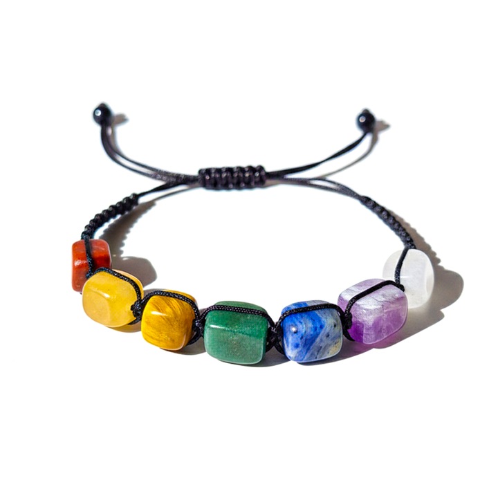 Bratara Energetica 7 Chakre Reiki Pietre Naturale