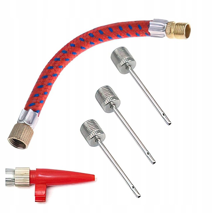Kerékpárpumpa adapter készlet, Kraft&Dale, 5 darab, univerzális használat, korrózióálló