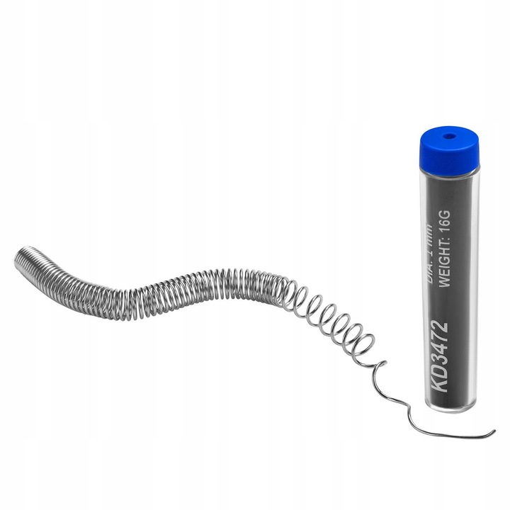 Bobina lipire Kraft&Dele KD3472, 16g, 1mm, 3m, cu miez de topire, pentru electronica