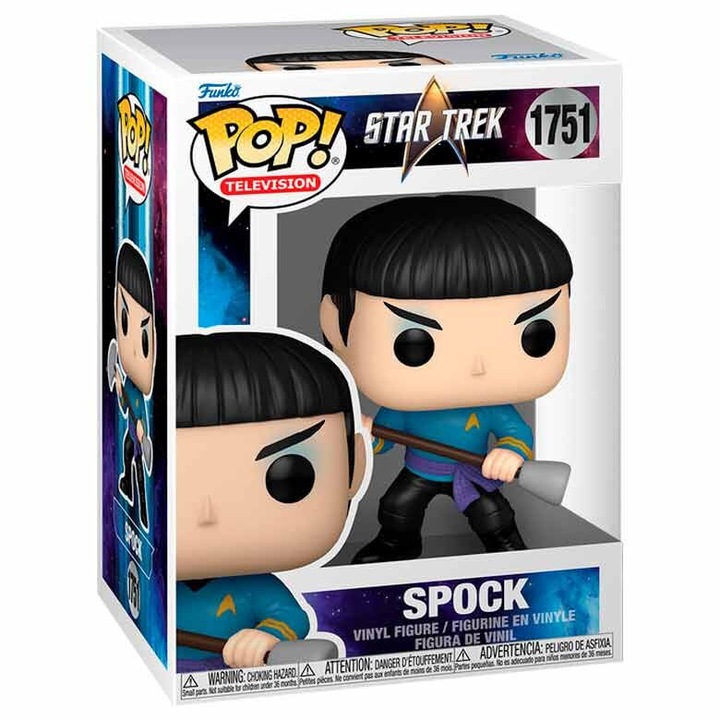 Figurina Funko POP Star Trek 1751 Spock, multicolor, 9cm, set colectionabil