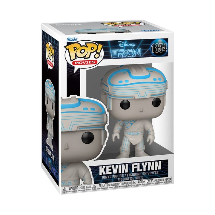 Figurina Funko POP Tron 1854 Kevin Flynn, multicolor, 9cm, set colectionabil