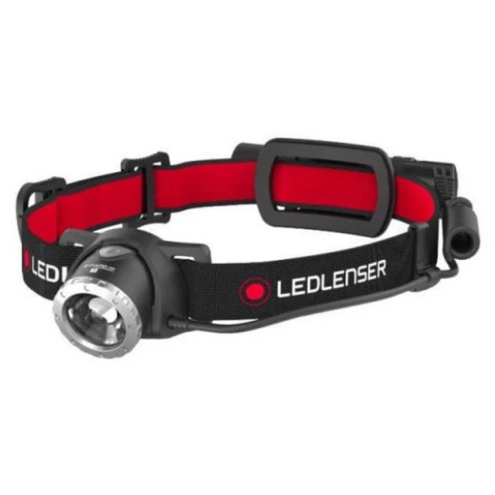 Челен фенер Ledlenser H8R, черен, 250-600 lm, 1 LED, водоустойчив