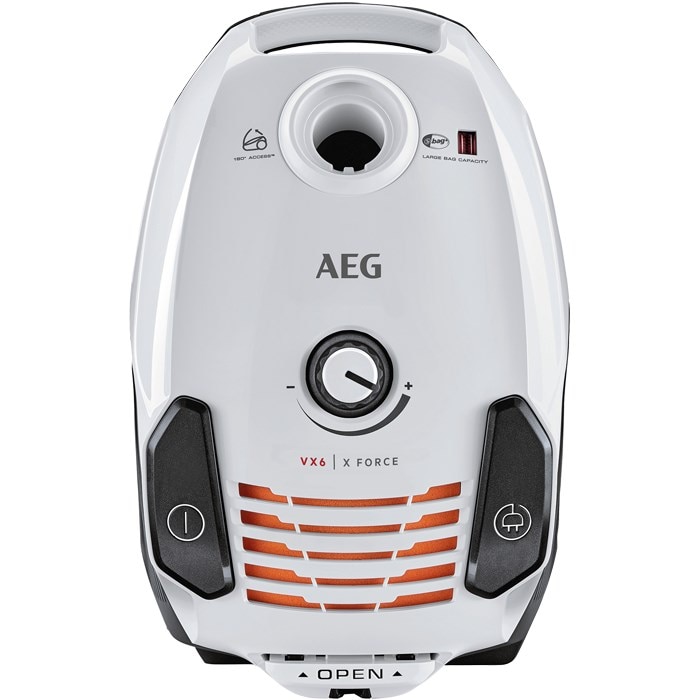 Aspirator AEG VX6-2-IW-5, alb, 800W, capacitate 1.5l, roti rotative 360°