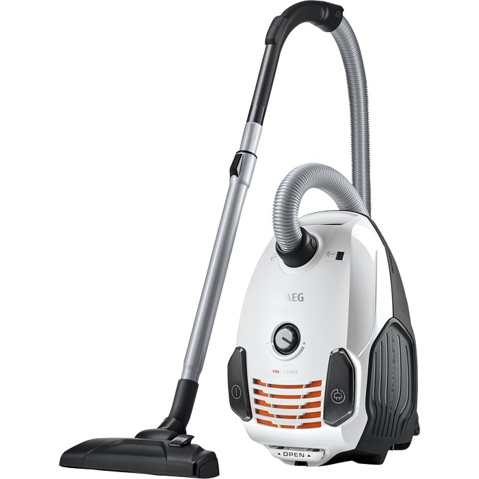 Aspirator AEG VX6-2-IW-5, alb, 800W, capacitate 1.5l, roti rotative 360°