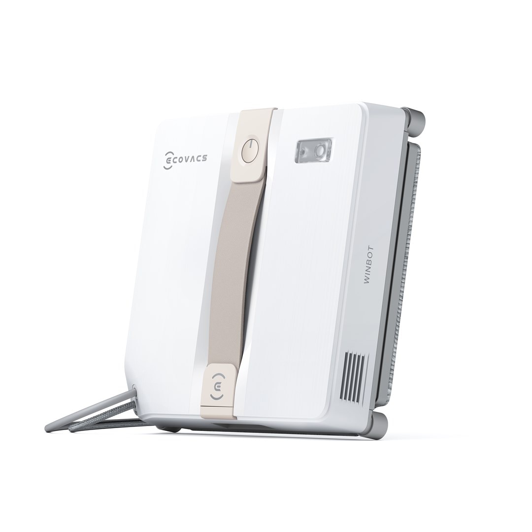 Robot de spalat geamuri Ecovacs Winbot Mini, compact, alb, 8,46x2,17 inch