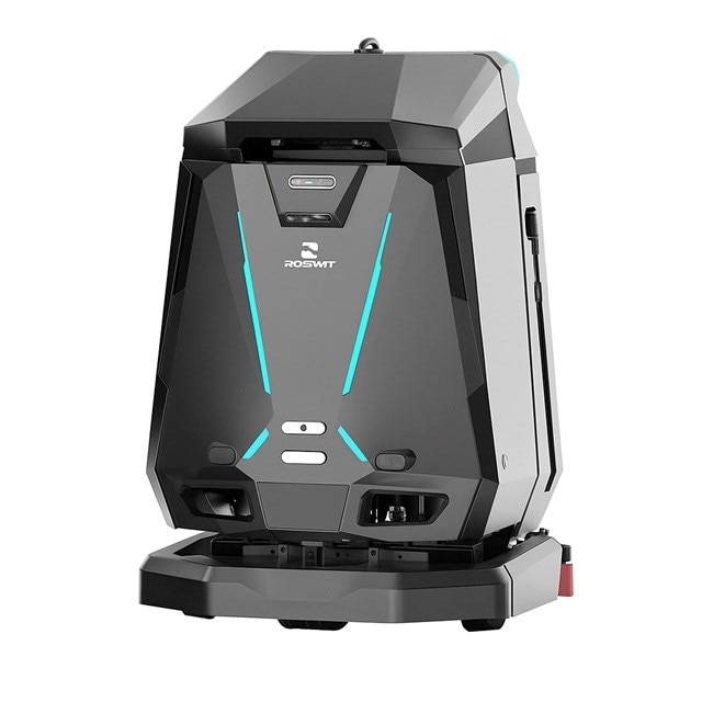 Robot de curatenie inteligent, Rosiwit Skywalker 50-D, 3D LiDAR, negru