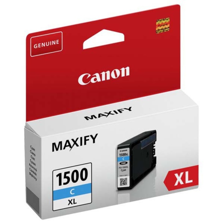 Canon original ink PGI 1500 XL, 9193B001, cyan, 400/3*300str., 12ml, high capacity