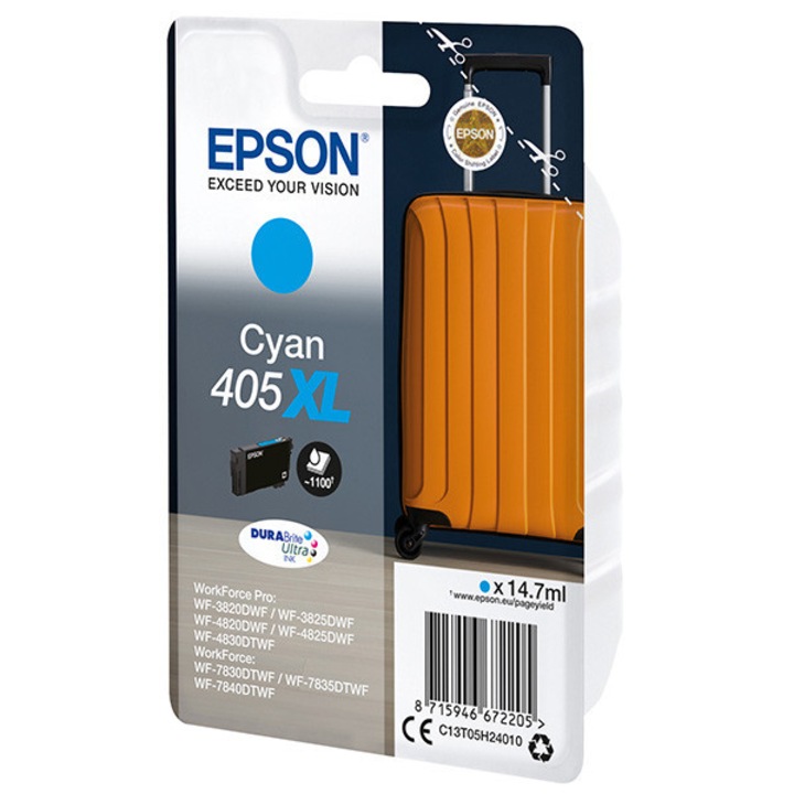 Epson original ink C13T05H24010, 405XL, cyan, 1x14.7ml