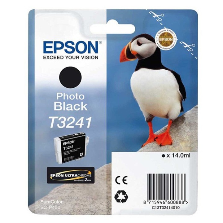 Epson original ink C13T32414010, photo black, 14ml