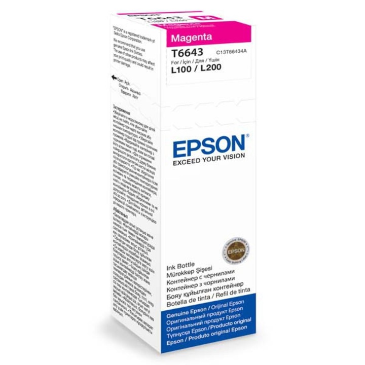 Epson original ink C13T66434A, magenta, 70ml