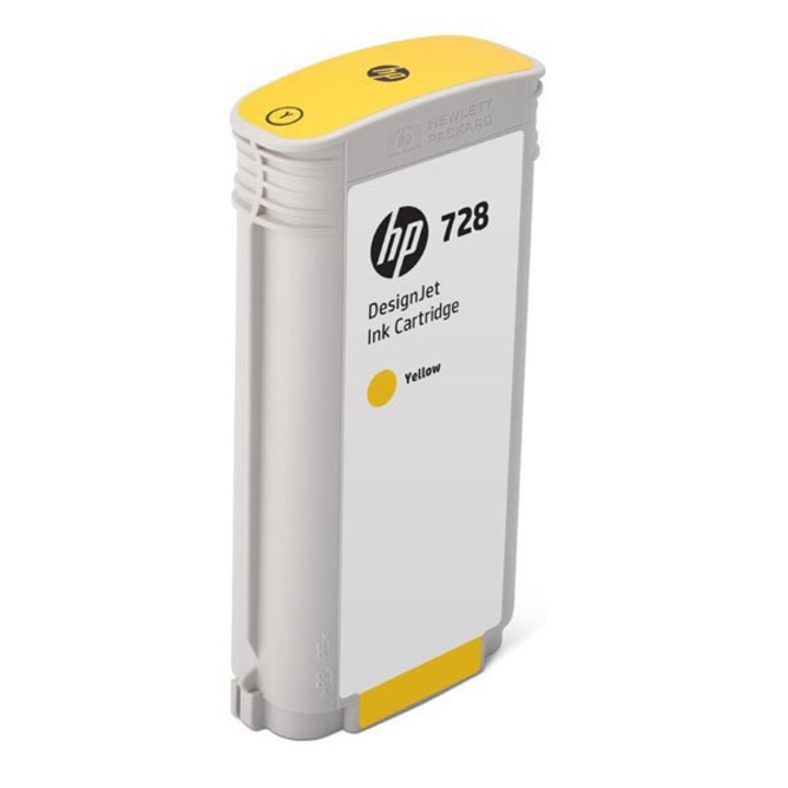 HP original ink F9J65A, HP 728, yellow, 130ml