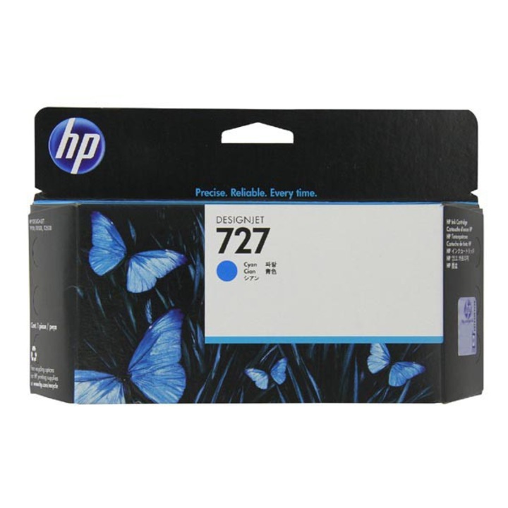 HP original ink F9J76A, HP 727, cyan, 300ml
